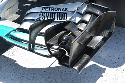 Mercedes: flap con meno corda nell'ala anteriore