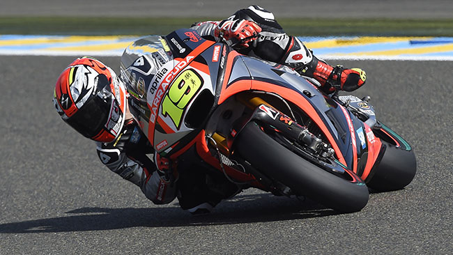 Aprilia con il nuovo cambio seamless al Mugello
