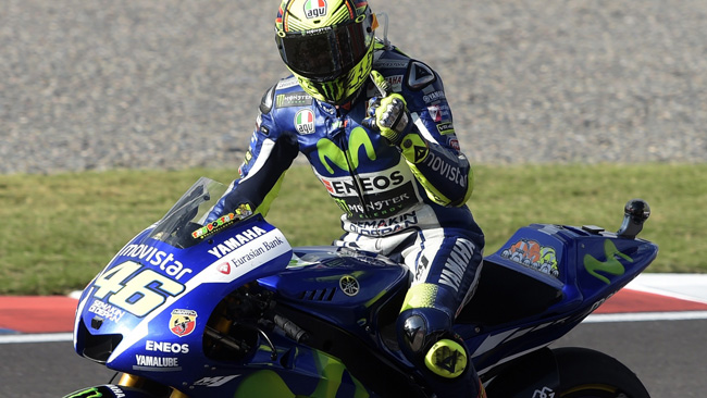 Valentino sul podio in tutte le piste della MotoGp!