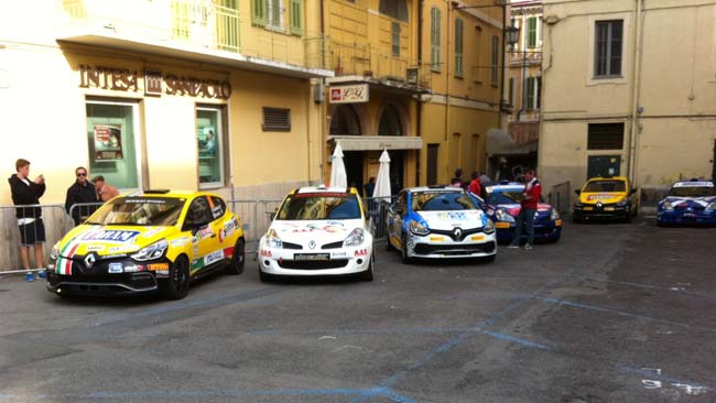 Rallye di Sanremo, Trofeo Renault Clio R3T, comanda Rossetti