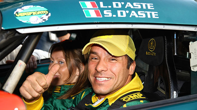 D'Aste al Monza Rally Show su Citroen DS3 WRC