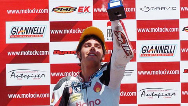 Lacalendola nella Moto2 tricolore nel 2011