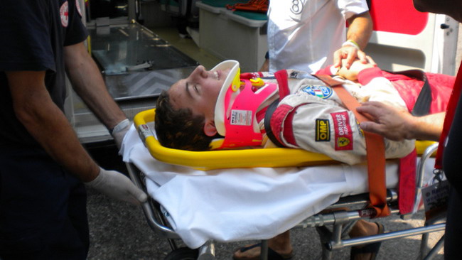 Marciello è stato portato al centro medico di Imola