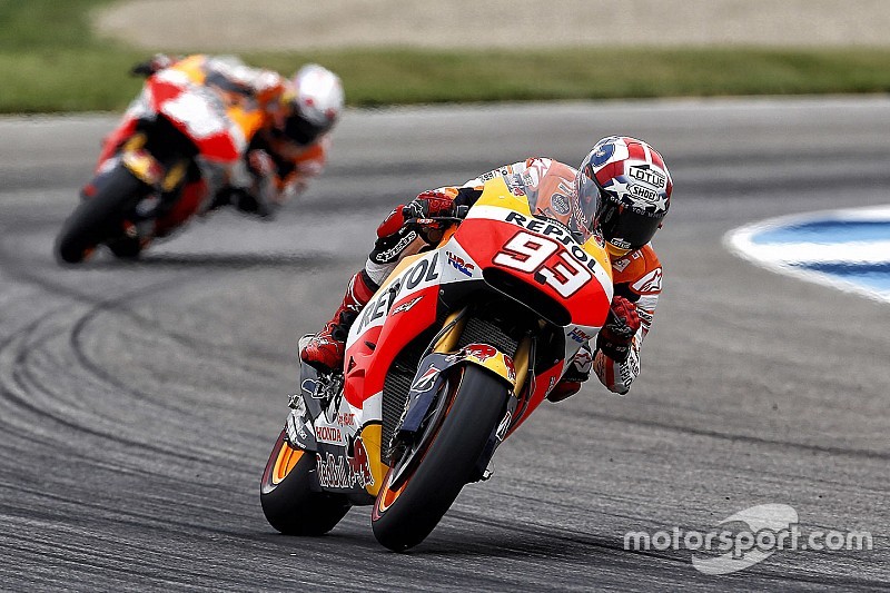 Márquez está feliz con el rendimiento