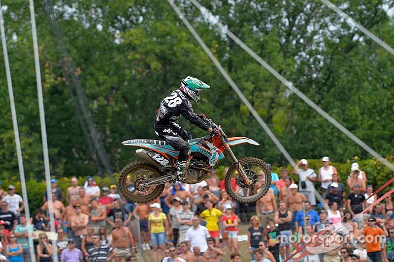 Tim Gajser finisce sul podio la gara di Mantova