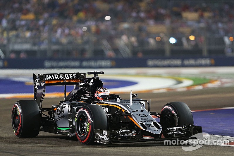 Hulkenberg perderá tres posiciones en Japón