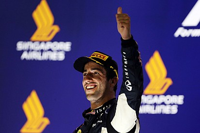 Ricciardo terminó satisfecho con su segundo lugar