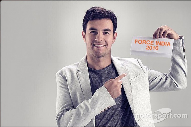Sergio Pérez está feliz con su renovación con Force India