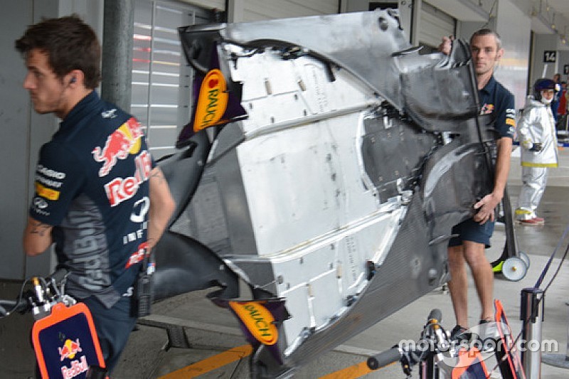 Red Bull: provato un nuovo fondo della RB11