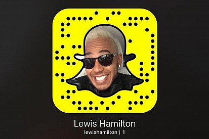 Hamilton se torna o primeiro esportista famoso no Snapchat
