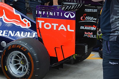 Red Bull: lo slot verticale diventa più largo in basso