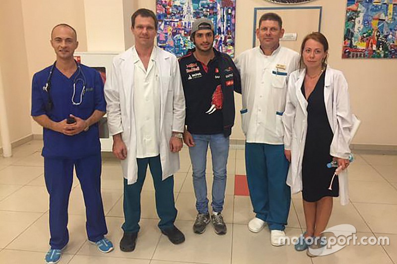 Carlos Sainz deja el hospital tras el duro choque en Sochi
