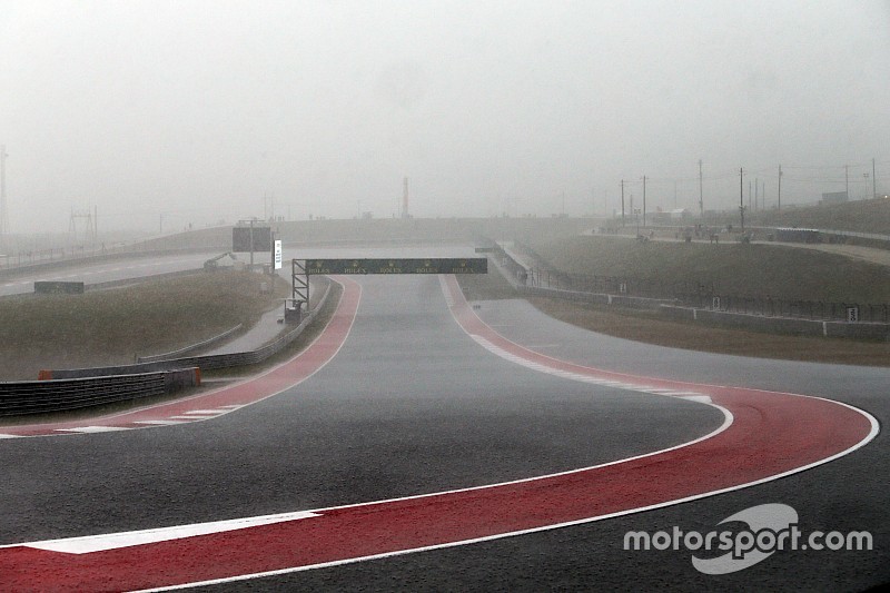 La calificación del Gran Premio de los Estados Unidos, demorada
