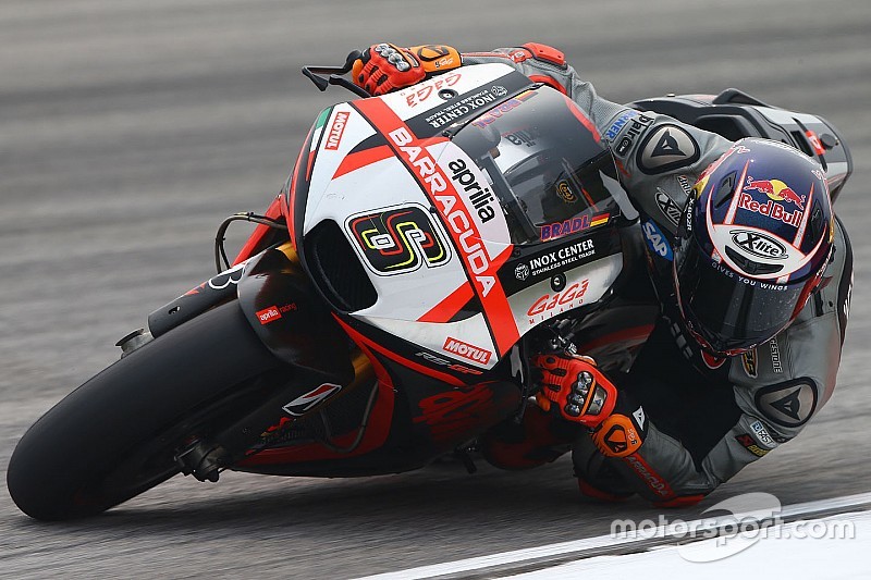 Quinta e sesta fila per le Aprilia RS-GP a Valencia
