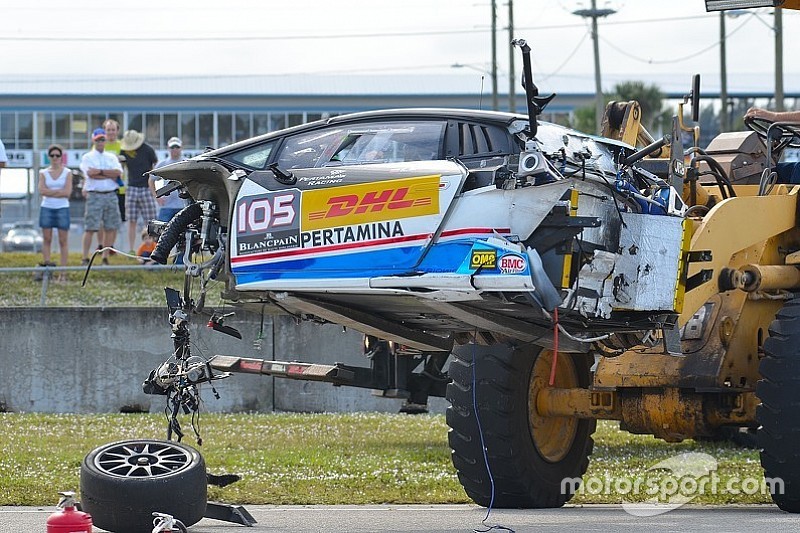 Lamborghini-Fahrer übersteht Horrorcrash in Sebring