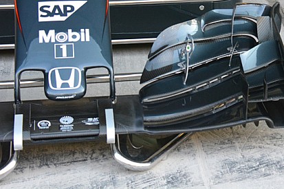 McLaren: flap a corda maggiorata sull'ala anteriore