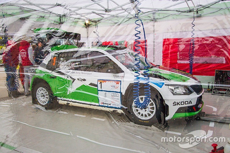 Raimonds Kisiels a Liepāja con una ŠKODA Fabia R5