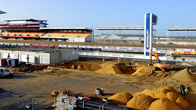 Le Mans: iniziati i lavori per aumentare il numero di box