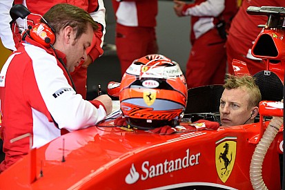 Raikkonen testa assento da nova Ferrari