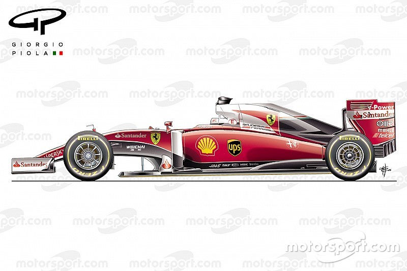 Veja desenho de como poderia ficar o layout da Ferrari 2016