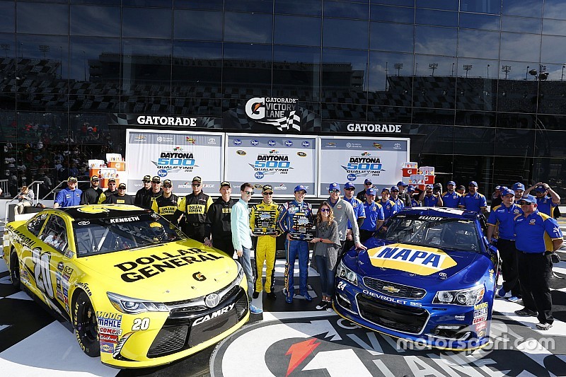 Die Startaufstellung für das 58. Daytona 500