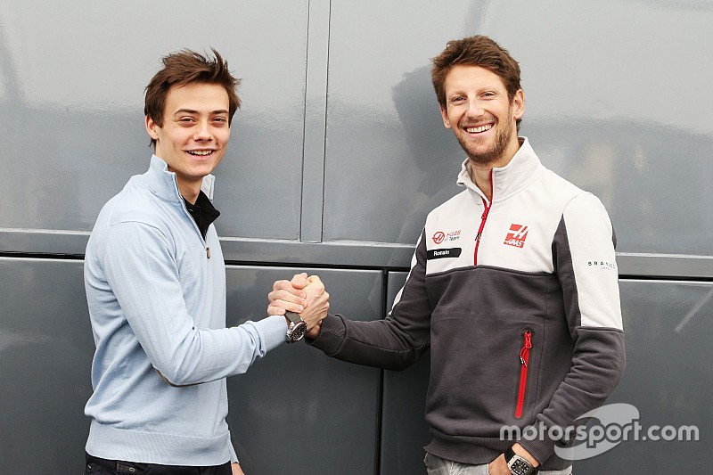 Grosjean va conseiller le jeune Louis Delétraz