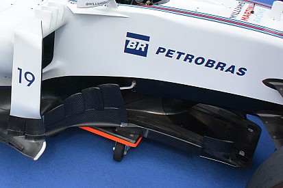Williams: una paratia verticale più alta nel T-Tray
