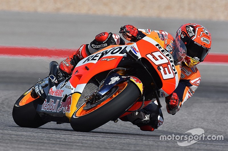 Marc Marquez scoort pole in Amerika, nipt sneller dan Lorenzo