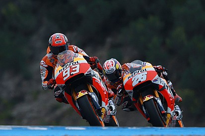 Marquez en Pedrosa worstelen met afstelling in Jerez