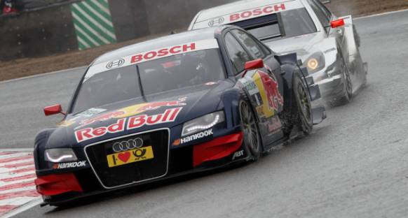 Yağmurlu Oschersleben'de zafer Ekström'ün