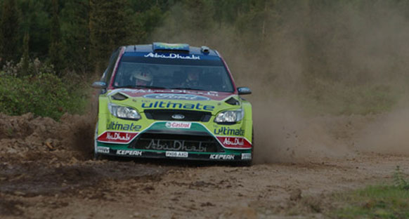 Hirvonen liderken kaza yaptı