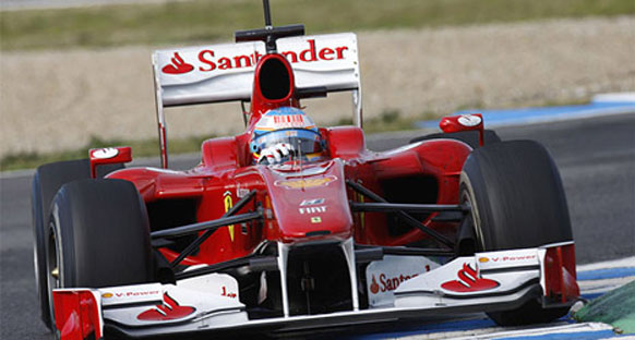 Alonso güncelleştirilmiş F10'u test etti