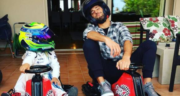 Felipe Massa'nın oğlu, Daniel Ricciardo ile yarıştı