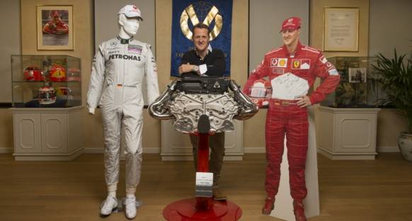Schumacher'in özel eşyaları yeni sergide sunulacak