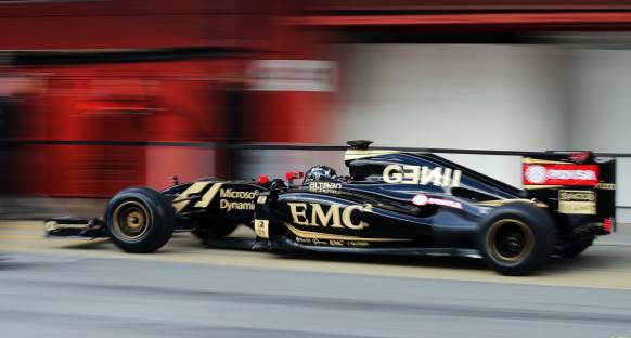 Maldonado ve Grosjean'dan Lotus'a destek
