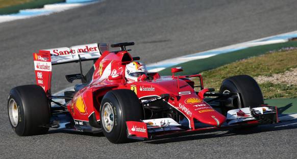Jerez testlerinin ilk gününde Vettel lider