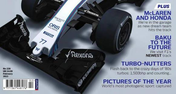 Williams'ın 2015 aracının ilk görüntüsü ortaya çıktı