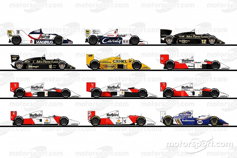 Galería: Los autos F1 de Senna