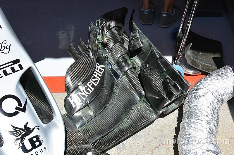 Tech update: De nieuwe voorvleugel van Force India