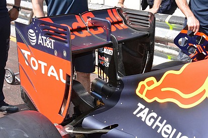 Технический брифинг: пластины заднего крыла Red Bull RB12