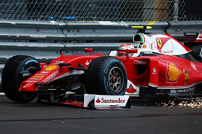 Geen straf voor Kimi Raikkonen na voorvleugelincident