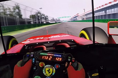 Szimulátoros pályabejárás a Ferrarival Ausztráliában: Melbourne, Albert Park