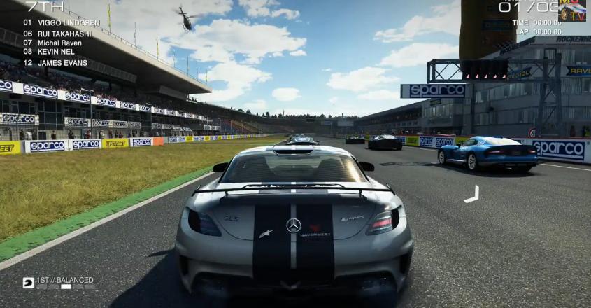 GRID Autosport: Mercedes SLS AMG Black Series a játékban