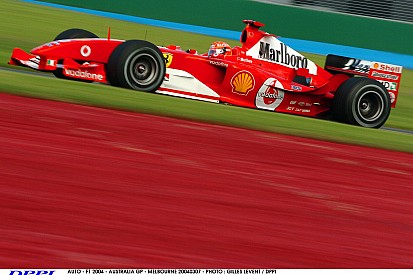 Schumacher pole köre a V10-es Ferrarival: Ausztrál Nagydíj, 2004