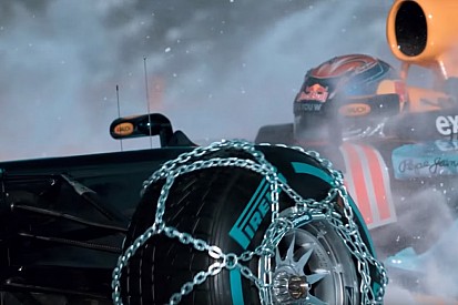 Egy hivatalos videó Verstappen havas F1-es csapatársáról: ÁLLAT!