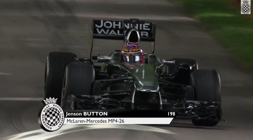 Button újra egy hangos F1-es autóban ülhetett: McLaren MP4-26