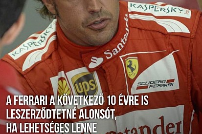 Táblamagazin: Alonso örökre a Ferrarinál marad, bajnoki cím nélkül?