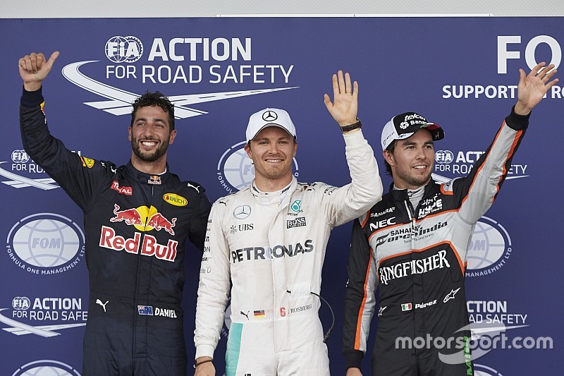 Rosberg con la pole, Pérez saldrá en la P7