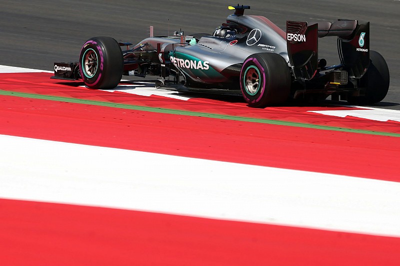 F1オーストリアGP FP1:ロズベルグがコースレコードで最速。縁石には要注意!