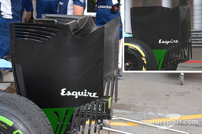 Технический брифинг: пластины заднего крыла Williams FW38